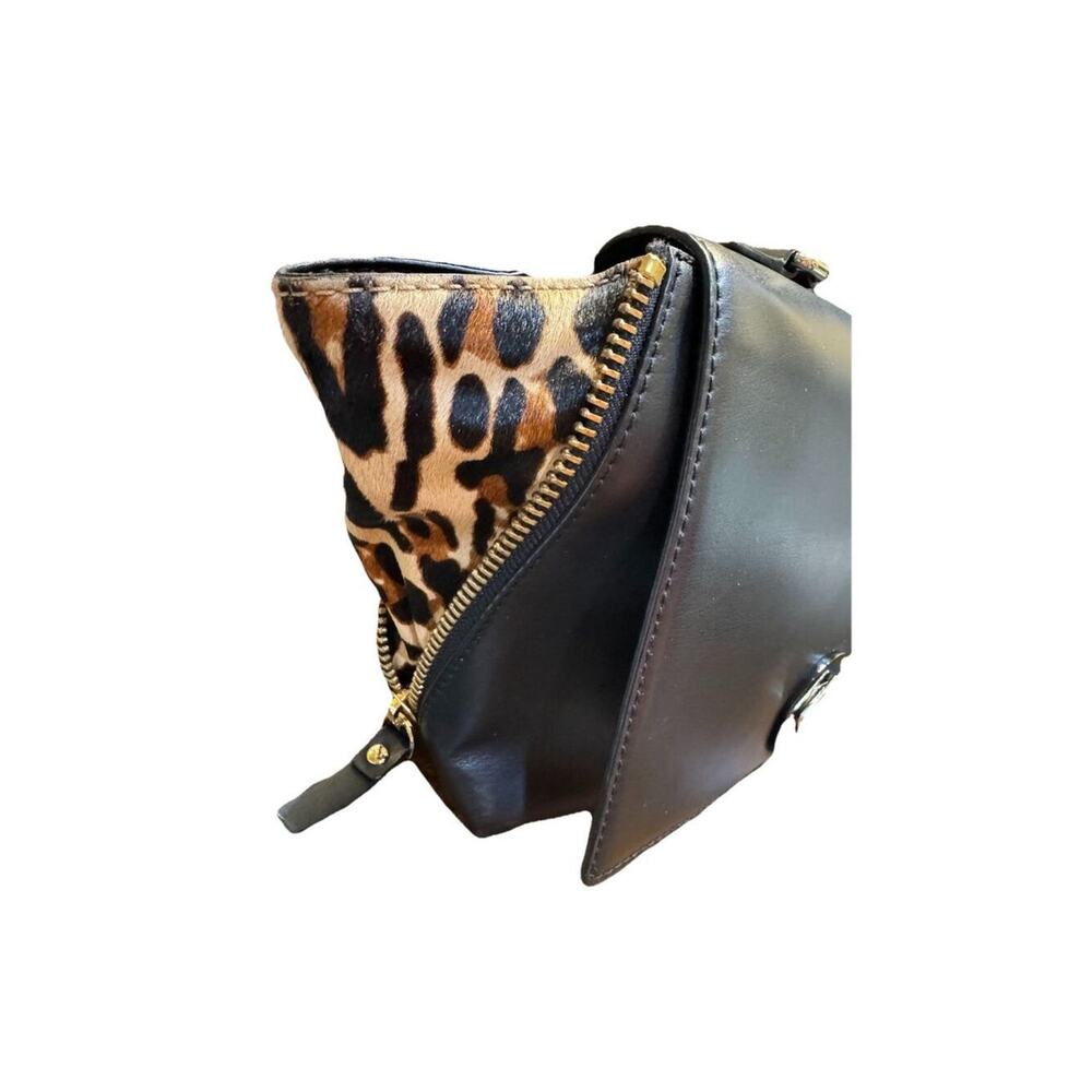 Kate Spade New York Varick Street Abbie Satchel Crossbody Leather Leopard Print - Picture 6 of 16